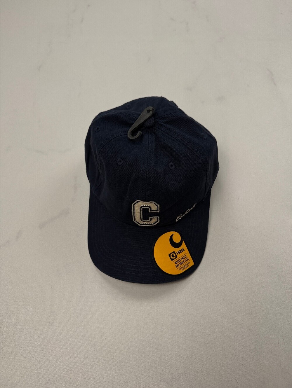 Carhartt Canvas C Patch Cap Trucker Hat Navy 2000s Adjustable - One Size